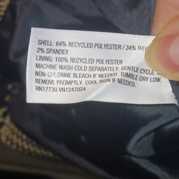 A New Day Black and Cream Houndstooth Coat - Picture 9 of 9